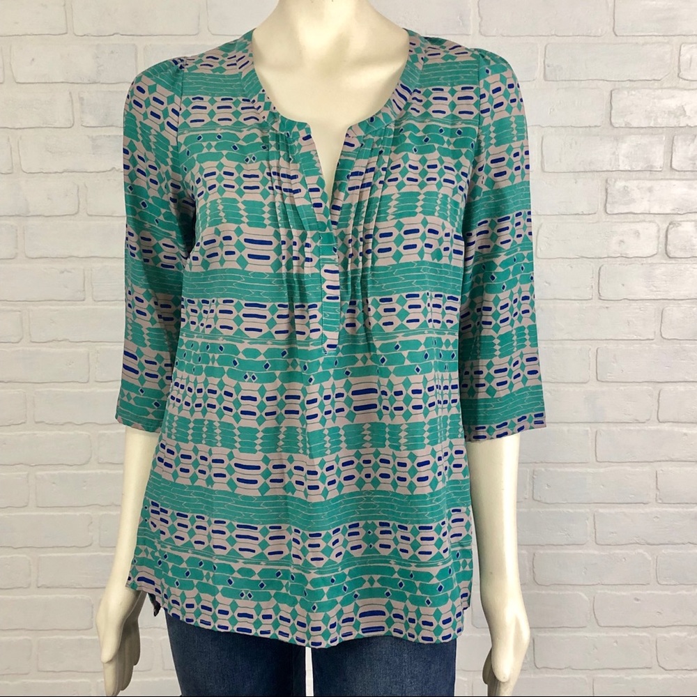 Plenty by Tracy Reese geometric blouse